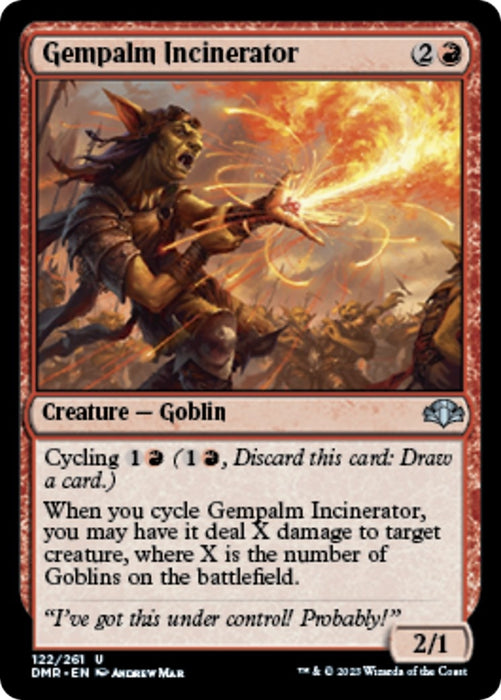 Image for Gempalm Incinerator (122) (DMR) - Magic: The Gathering