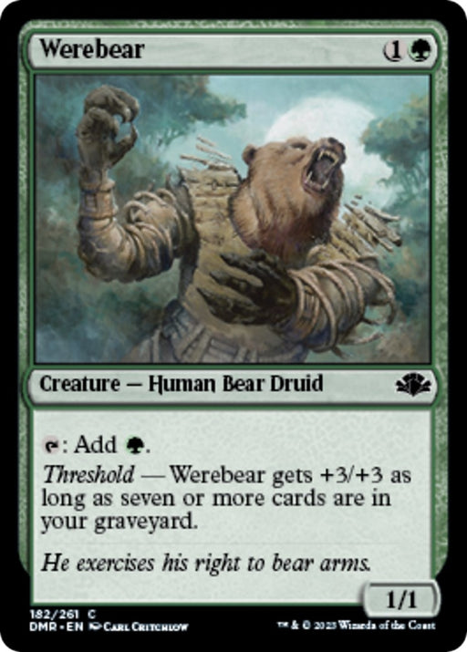 Image for Werebear (182) (DMR) - Magic: The Gathering