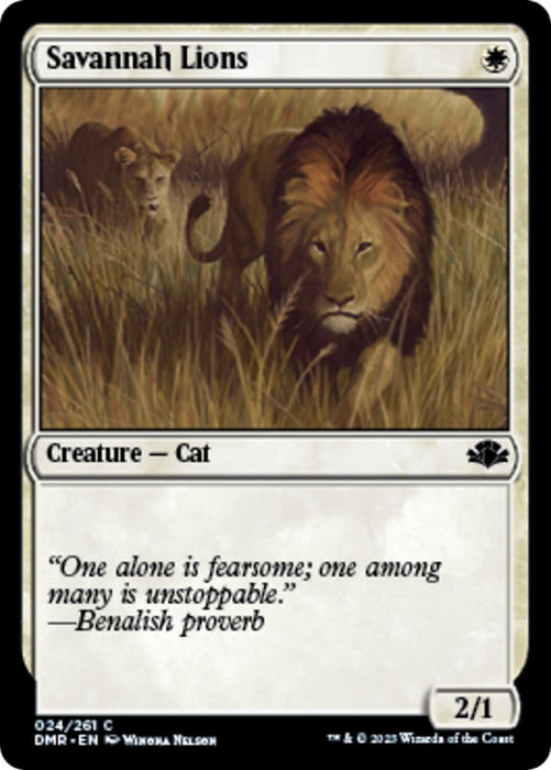 Image for Savannah Lions (24) (DMR) - Magic: The Gathering