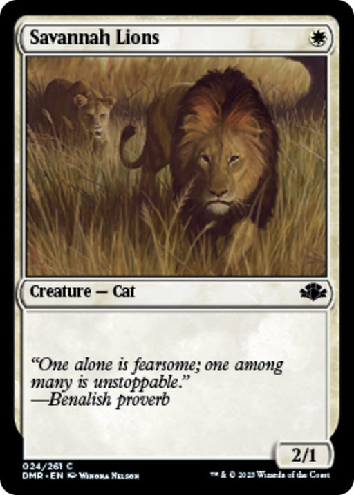 Image for Savannah Lions (24) (DMR) - Magic: The Gathering
