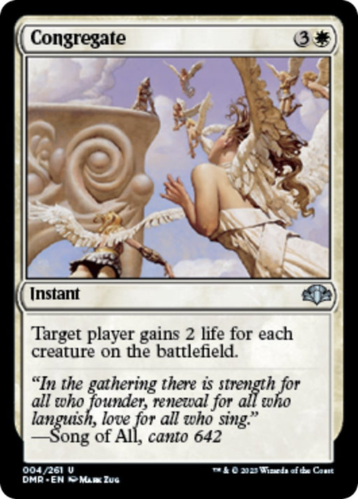Image for Congregate (4) (DMR) - Magic: The Gathering