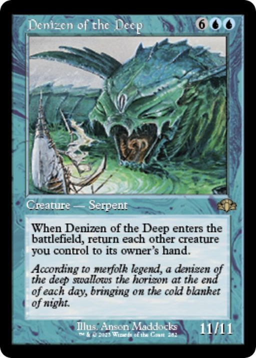 Image for Denizen of the Deep (Retro Frame) (282) (DMR) - Magic: The Gathering