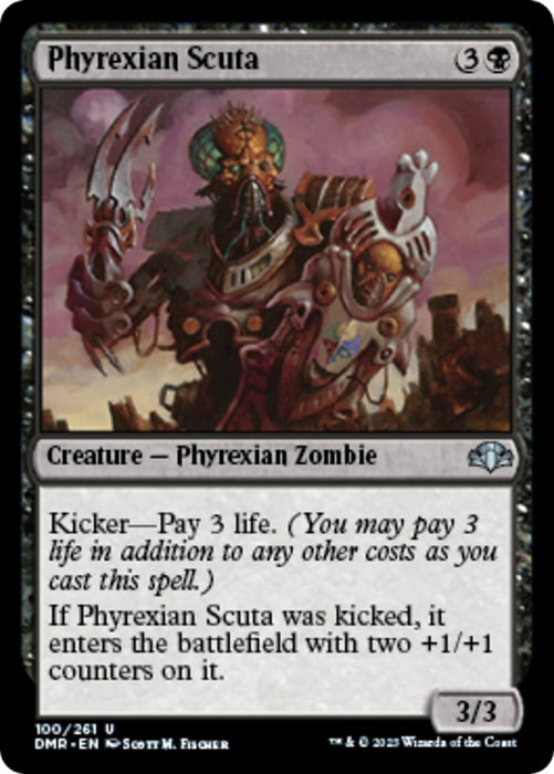 Image for Phyrexian Scuta (100) (DMR) - Magic: The Gathering