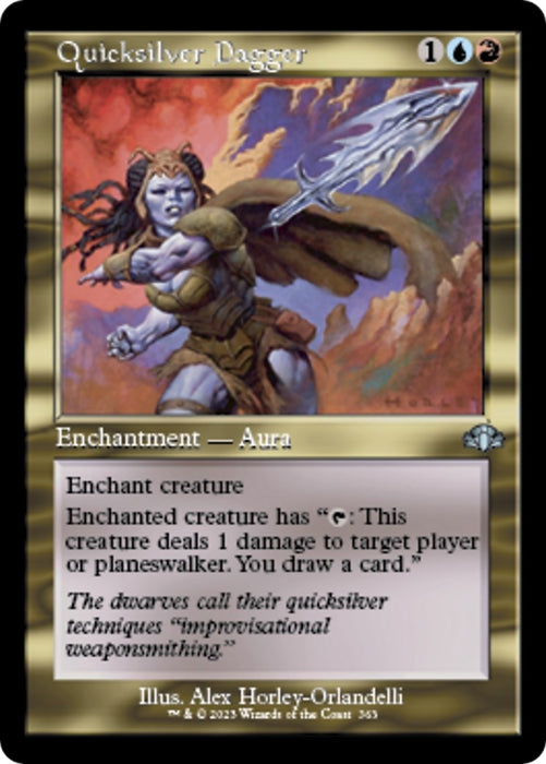 Image for Quicksilver Dagger (Retro Frame) (363) (DMR) - Magic: The Gathering