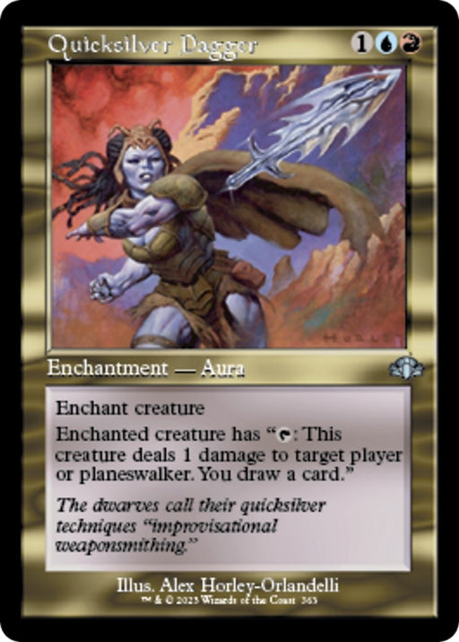 Image for Quicksilver Dagger (Retro Frame) (363) (DMR) - Magic: The Gathering