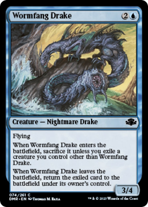 Image for Wormfang Drake (74) (DMR) - Magic: The Gathering