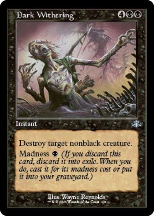 Image for Dark Withering (Retro Frame) (301) (DMR) - Magic: The Gathering