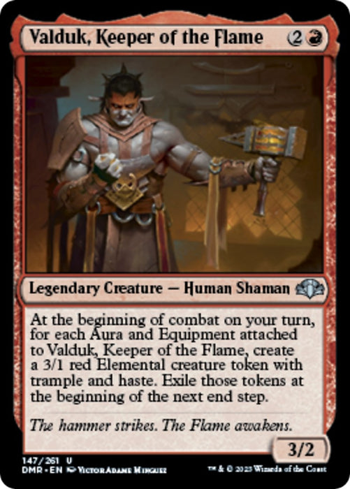 Image for Valduk, Keeper of the Flame (147) (DMR) - Magic: The Gathering