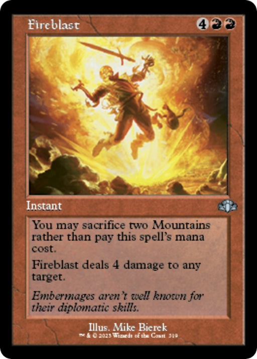 Image for Fireblast (Retro Frame) (319) (DMR) - Magic: The Gathering