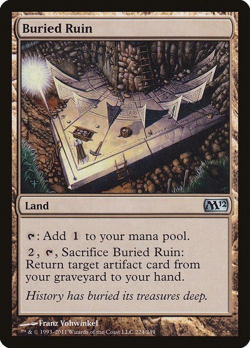 Image for Buried Ruin (224) (M12) - Magic: The Gathering