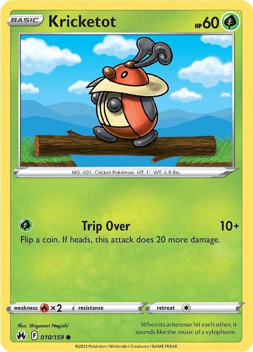 Image for Kricketot (010/159) (CRZ) - Pokemon