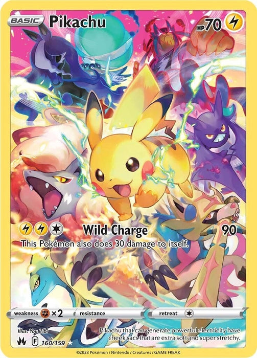 Pikachu (Secret) (160/159) (CRZ)