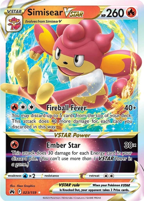 Simisear VSTAR (023/159) (CRZ)