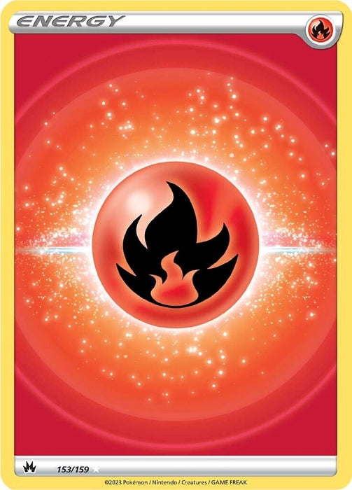 Fire Energy (Texture Full Art) (153/159) (CRZ)