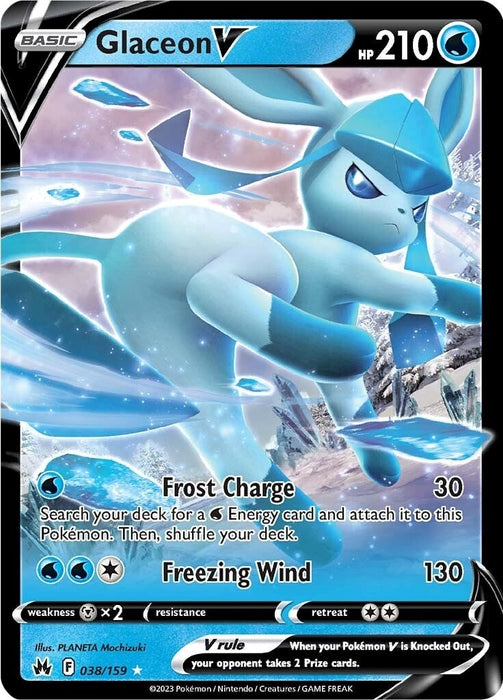 Glaceon V (038/159) (CRZ)