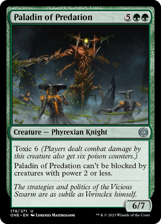 Image for Paladin of Predation (178) (ONE) - Magic: The Gathering