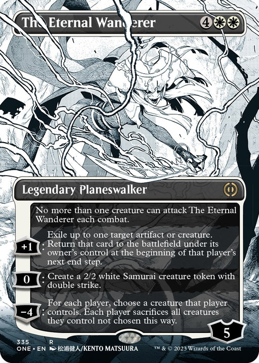 Image for The Eternal Wanderer (Borderless) (335) (ONE) - Magic: The Gathering