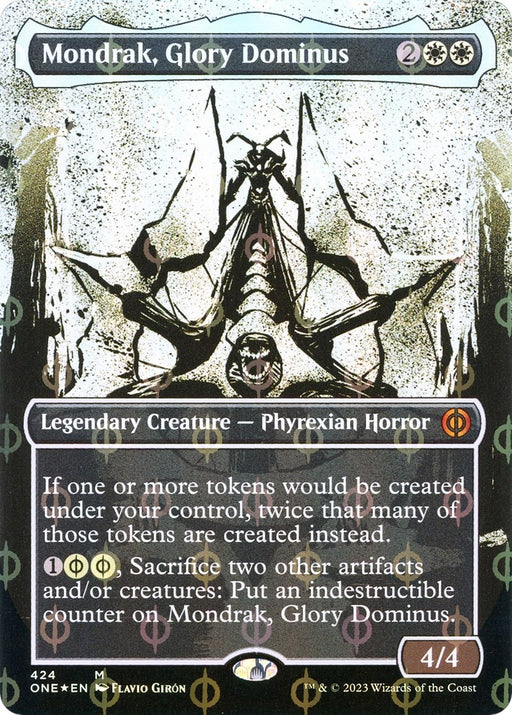 Image for Mondrak, Glory Dominus (Showcase) (Step-and-Compleat Foil) (424) (ONE) - Magic: The Gathering