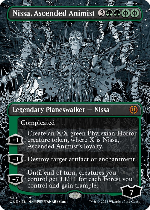 Image for Nissa, Ascended Animist (Borderless) (339) (ONE) - Magic: The Gathering