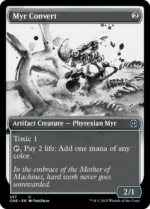 Image for Myr Convert (Showcase) (297) (ONE) - Magic: The Gathering