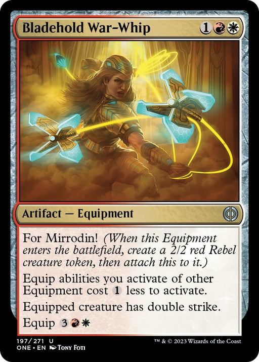 Image for Bladehold War-Whip (197) (ONE) - Magic: The Gathering