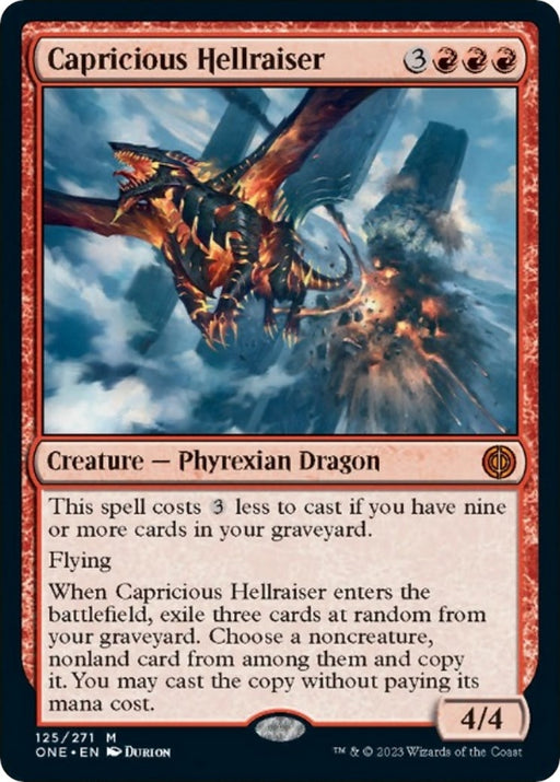 Image for Capricious Hellraiser (125) (ONE) - Magic: The Gathering