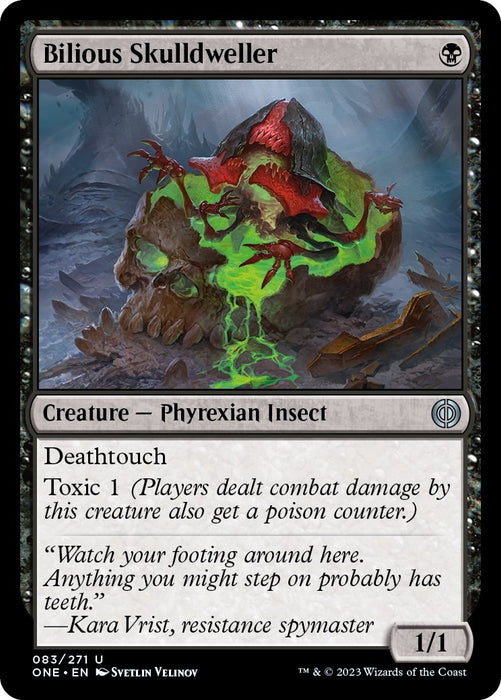 Image for Bilious Skulldweller (83) (ONE) - Magic: The Gathering