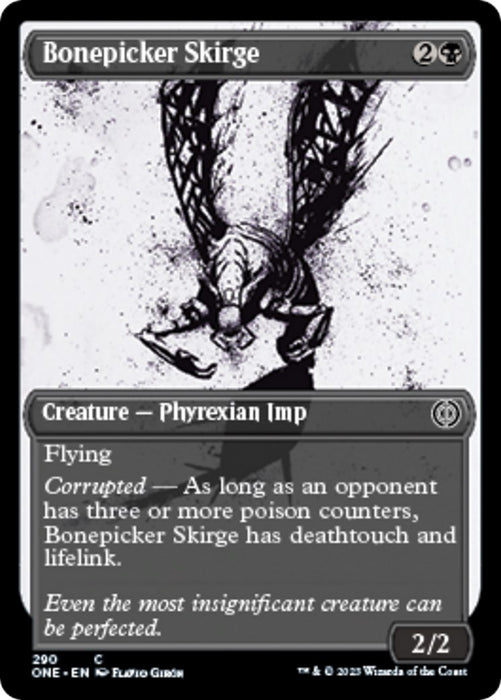 Image for Bonepicker Skirge (Showcase) (290) (ONE) - Magic: The Gathering