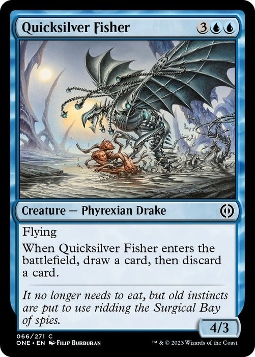 Image for Quicksilver Fisher (66) (ONE) - Magic: The Gathering