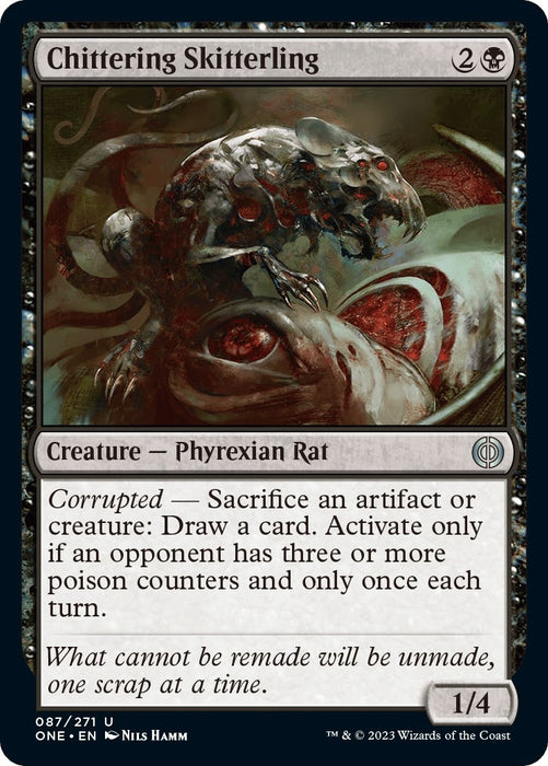 Image for Chittering Skitterling (87) (ONE) - Magic: The Gathering