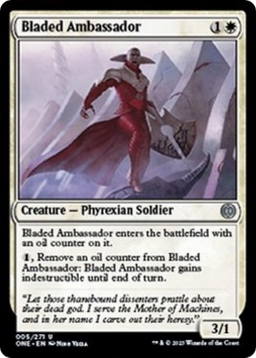 Image for Bladed Ambassador (5) (ONE) - Magic: The Gathering