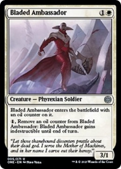 Image for Bladed Ambassador (5) (ONE) - Magic: The Gathering