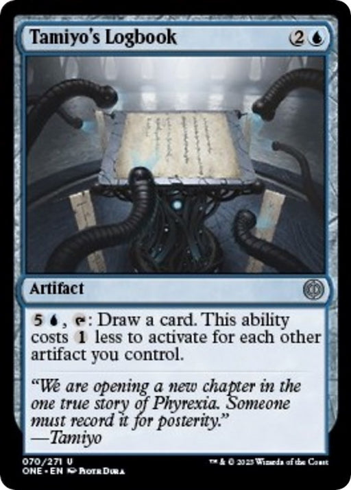 Image for Tamiyo's Logbook (70) (ONE) - Magic: The Gathering