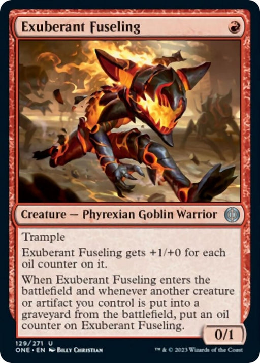 Image for Exuberant Fuseling (129) (ONE) - Magic: The Gathering