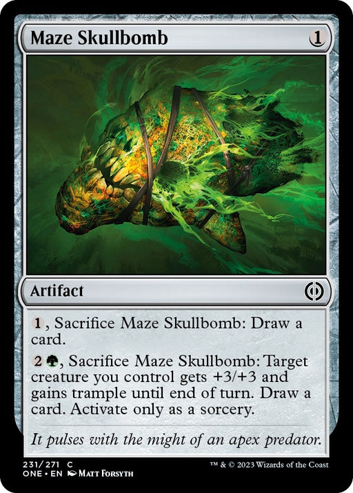 Image for Maze Skullbomb (231) (ONE) - Magic: The Gathering