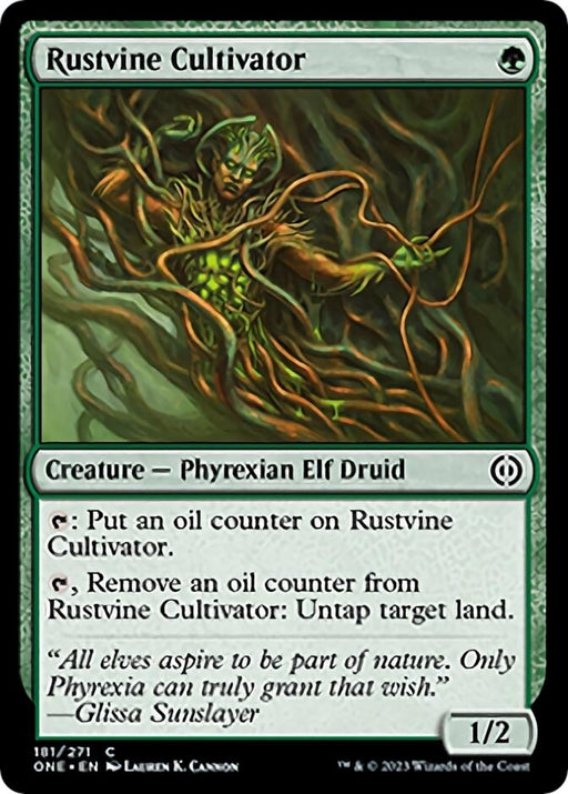 Image for Rustvine Cultivator (181) (ONE) - Magic: The Gathering