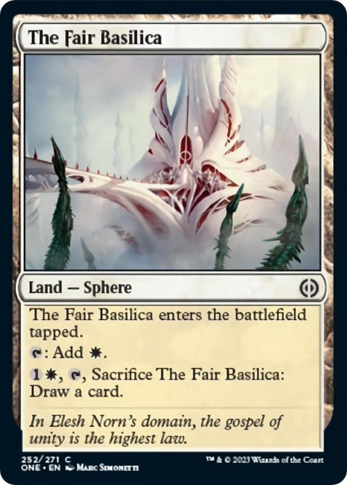 Image for The Fair Basilica (252) (ONE) - Magic: The Gathering