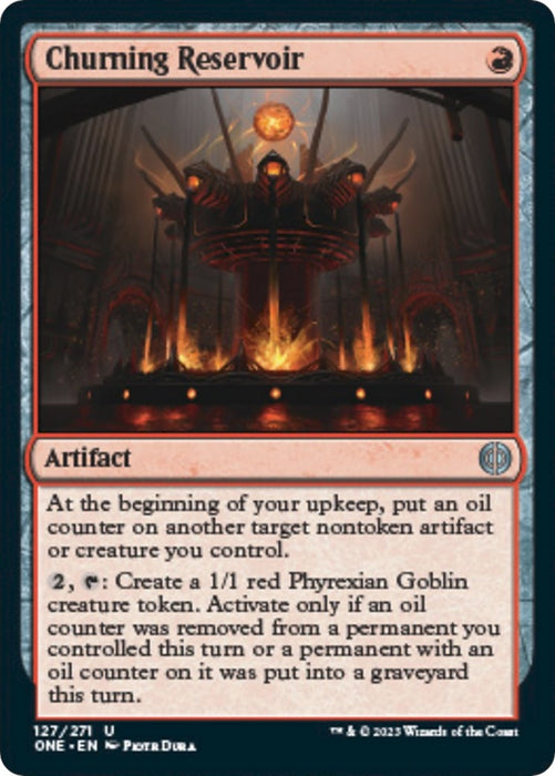 Image for Churning Reservoir (127) (ONE) - Magic: The Gathering