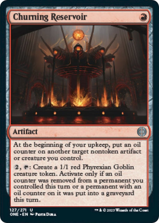 Image for Churning Reservoir (127) (ONE) - Magic: The Gathering