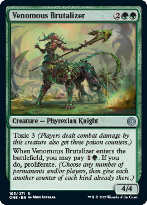 Image for Venomous Brutalizer (193) (ONE) - Magic: The Gathering