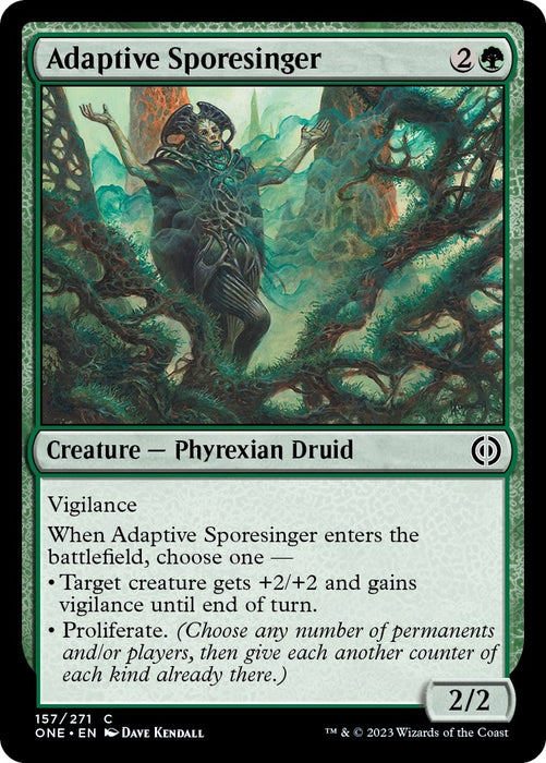 Image for Adaptive Sporesinger (157) (ONE) - Magic: The Gathering