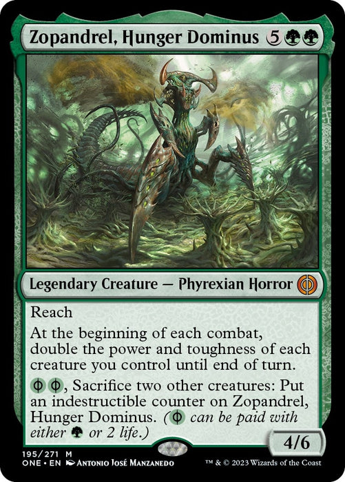 Image for Zopandrel, Hunger Dominus (195) (ONE) - Magic: The Gathering