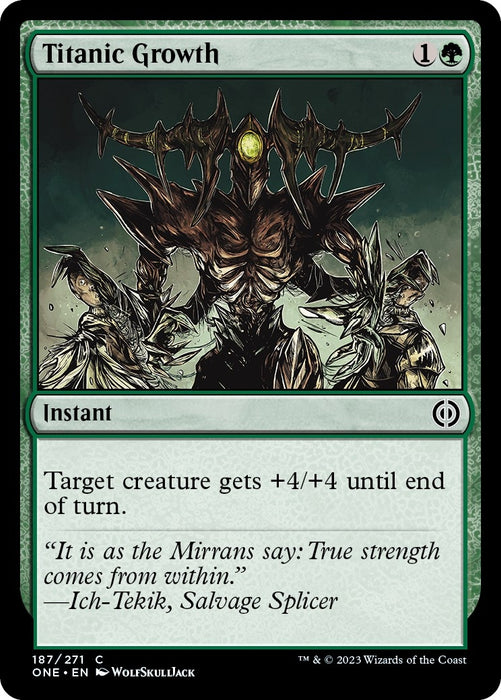 Image for Titanic Growth (187) (ONE) - Magic: The Gathering