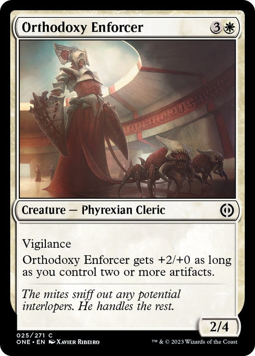 Image for Orthodoxy Enforcer (25) (ONE) - Magic: The Gathering