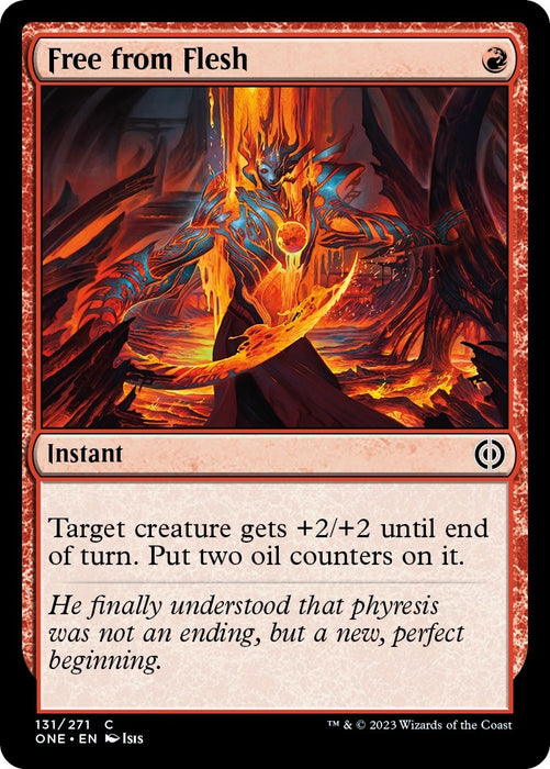 Image for Free from Flesh (131) (ONE) - Magic: The Gathering
