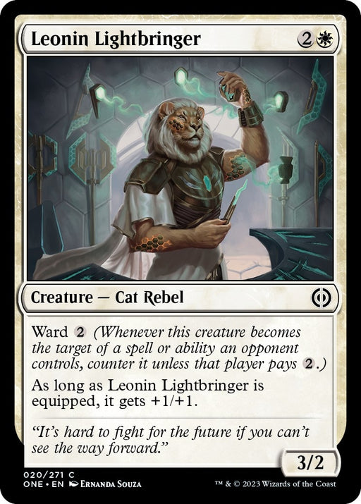 Image for Leonin Lightbringer (20) (ONE) - Magic: The Gathering