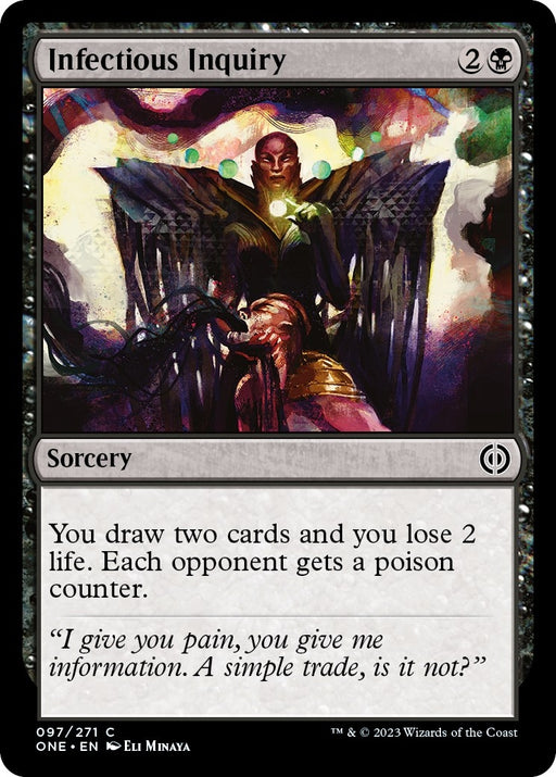 Image for Infectious Inquiry (97) (ONE) - Magic: The Gathering