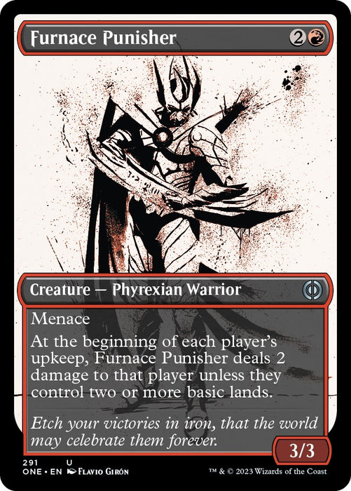 Image for Furnace Punisher (Showcase) (291) (ONE) - Magic: The Gathering