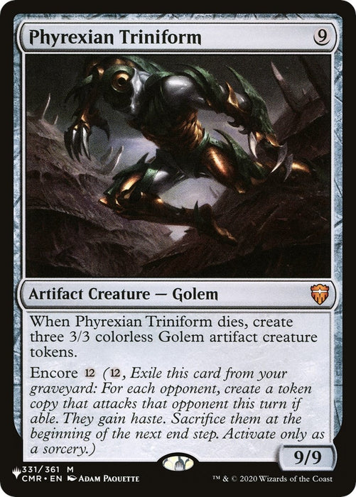 Phyrexian Triniform (331/361) (LIST)