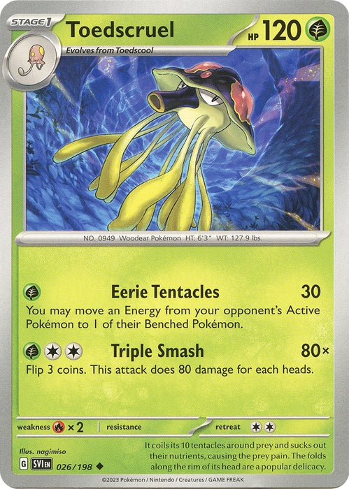 Image for Toedscruel (026/198) (SVI) - Pokemon